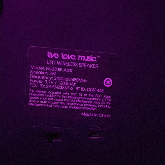 Purple Square Speaker - Picture 7 of 7